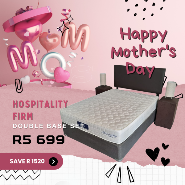 19 Hospitality Foam Firm Double Base Set